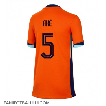 Țările de Jos Nathan Ake #5 Echipament de Fotbal Replică European 2024 Femei Acasa